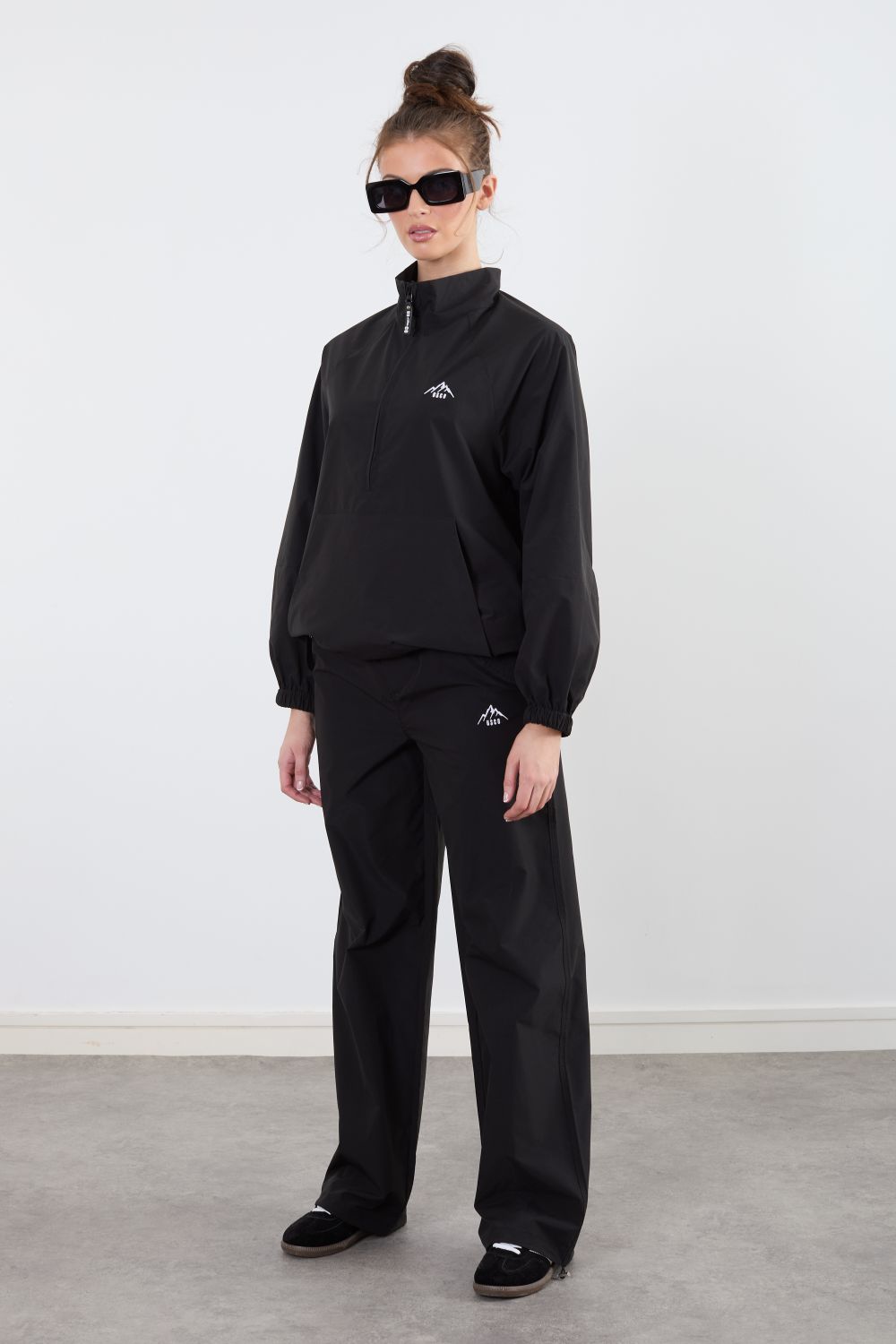 The Grid Tracksuit Trousers In Black