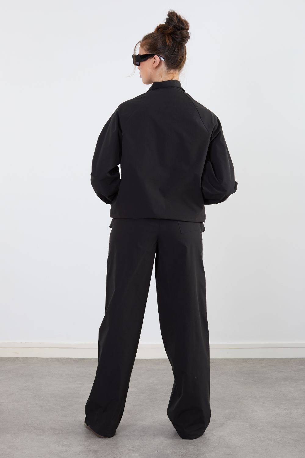 The Grid Tracksuit Trousers In Black