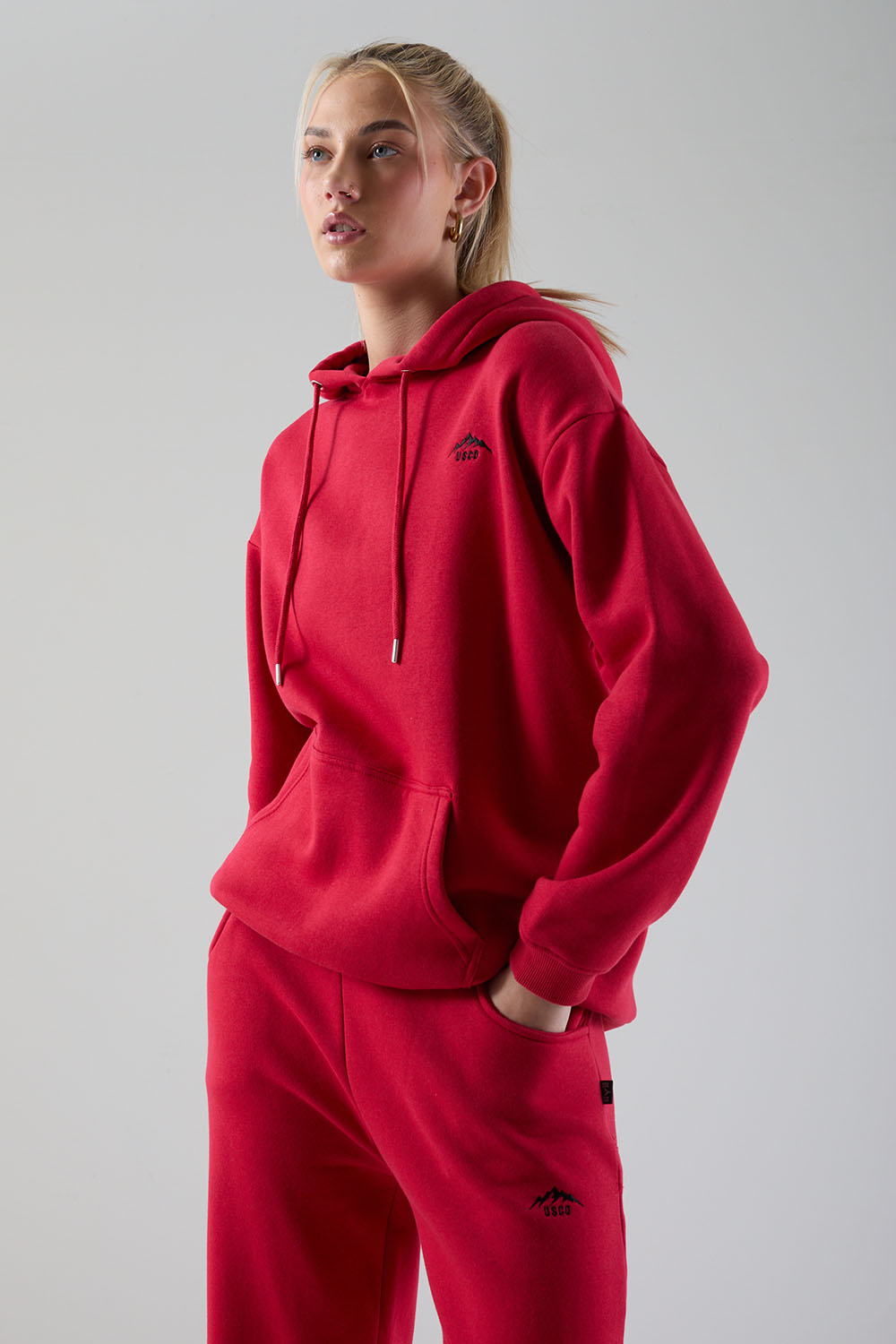 The Venture Tracksuit in Red