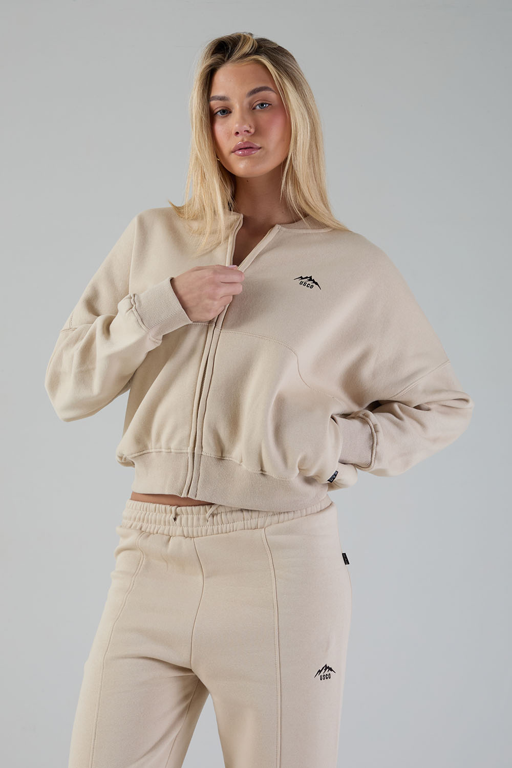 The Apex Tracksuit in Oatmeal