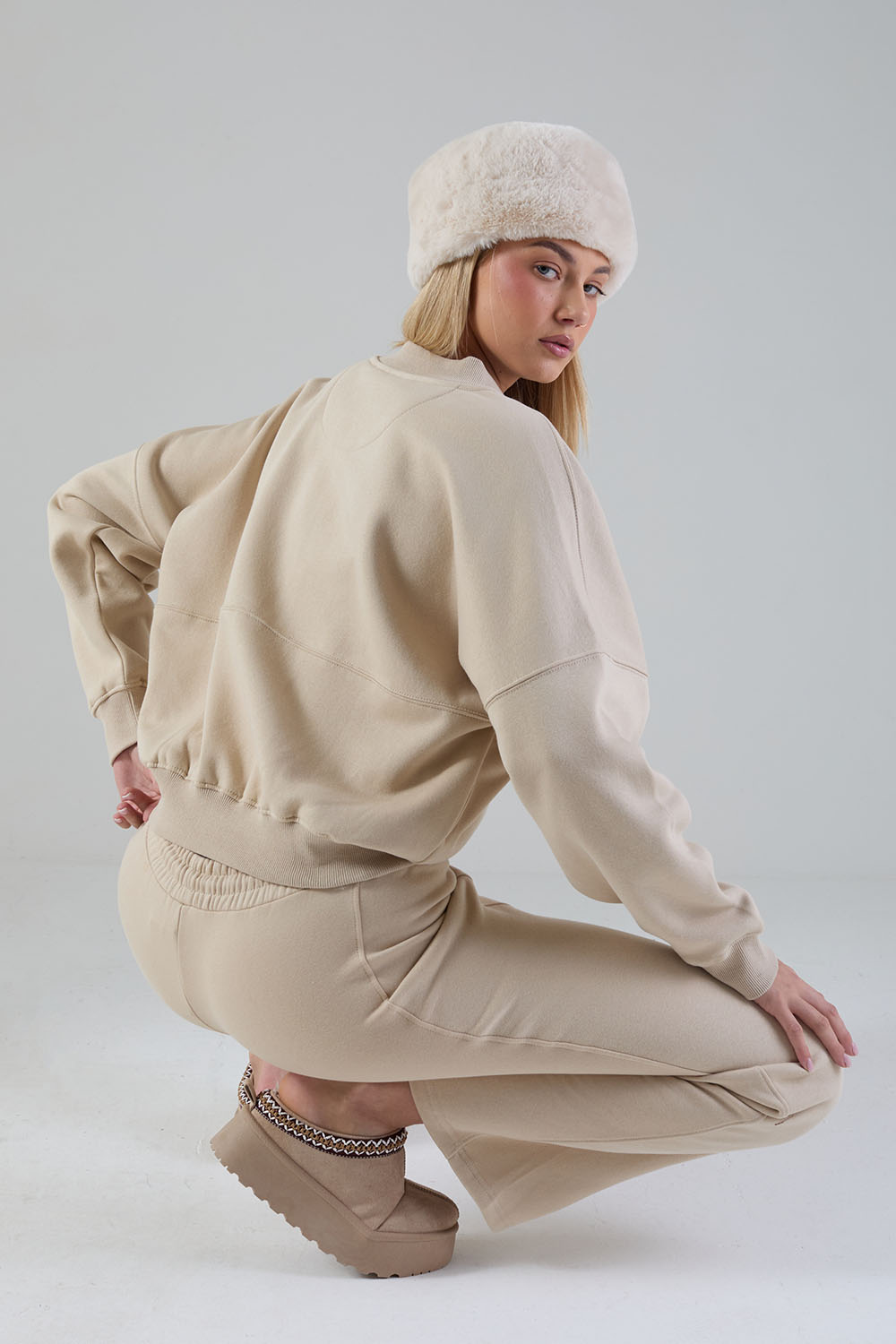 The Apex Tracksuit in Oatmeal