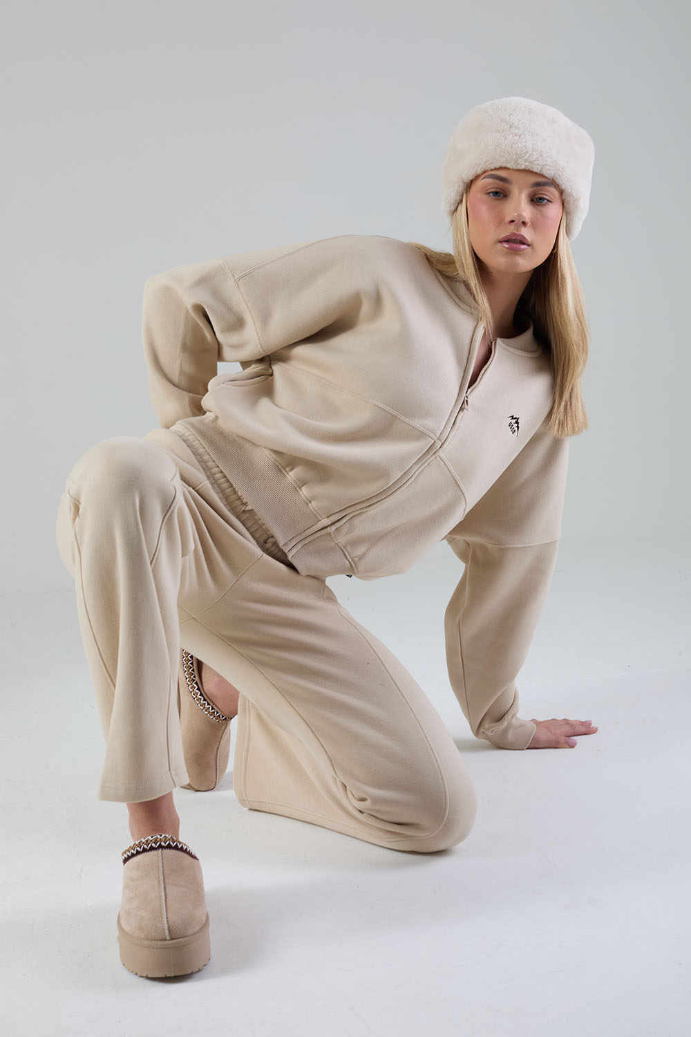 The Apex Tracksuit in Oatmeal