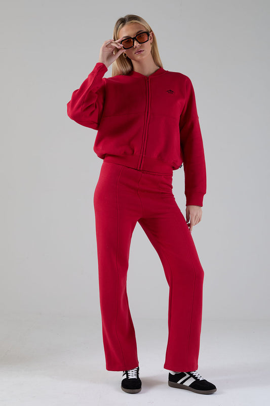 The Apex Tracksuit in Red