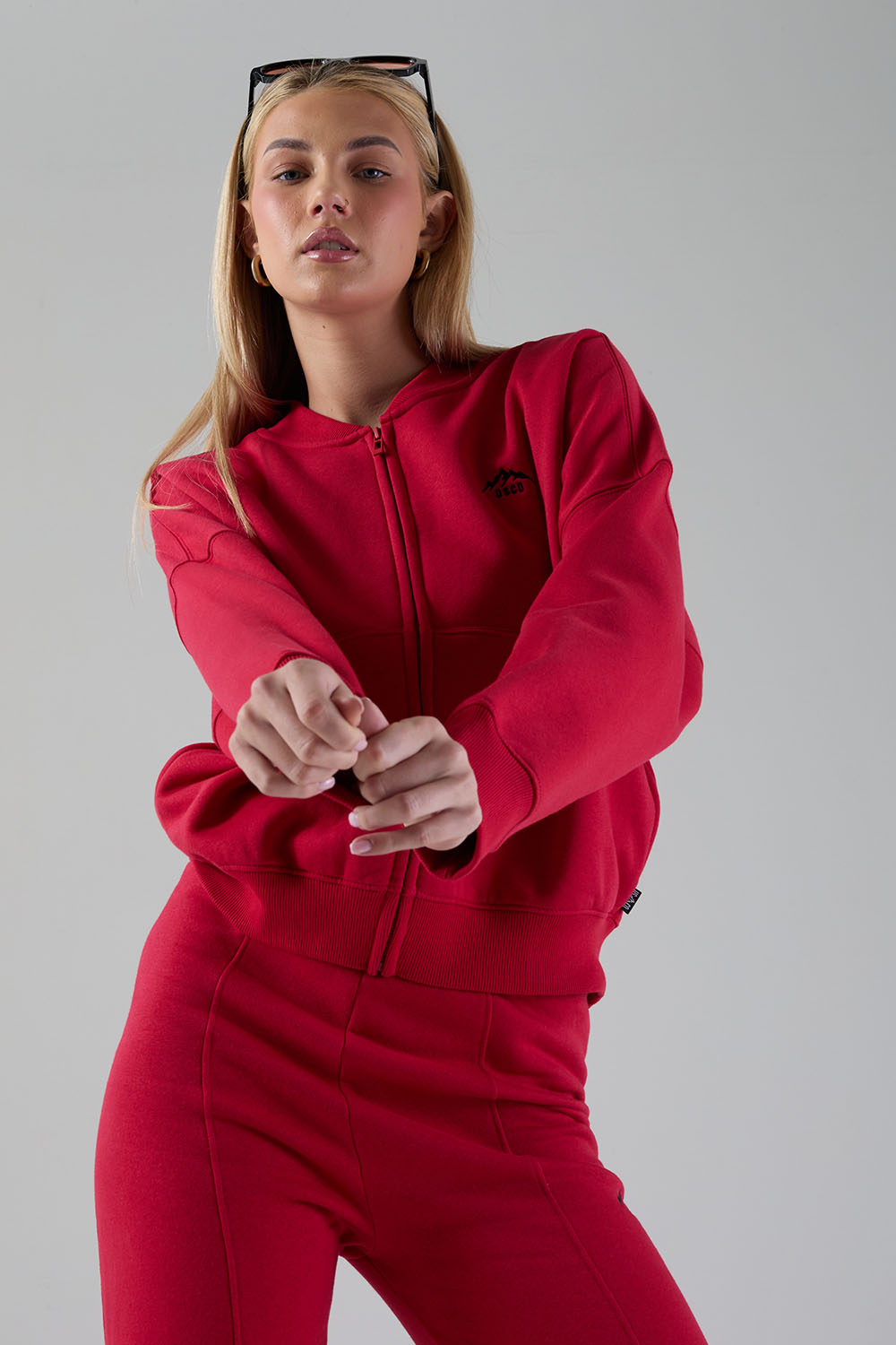 The Apex Tracksuit in Red