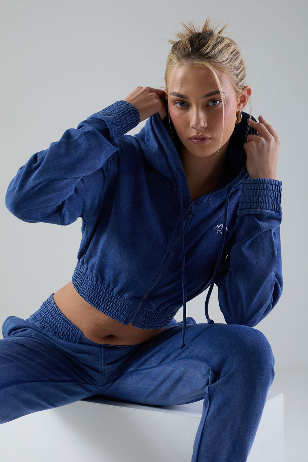 The Stratus Tracksuit in Blue