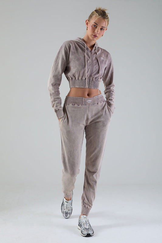 The Stratus Tracksuit in Dove Grey