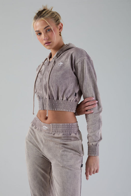 The Stratus Tracksuit in Dove Grey