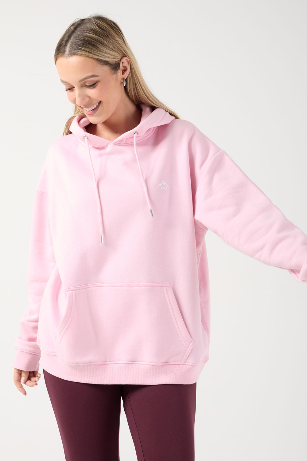 The Turas Hoodie in Baby Pink