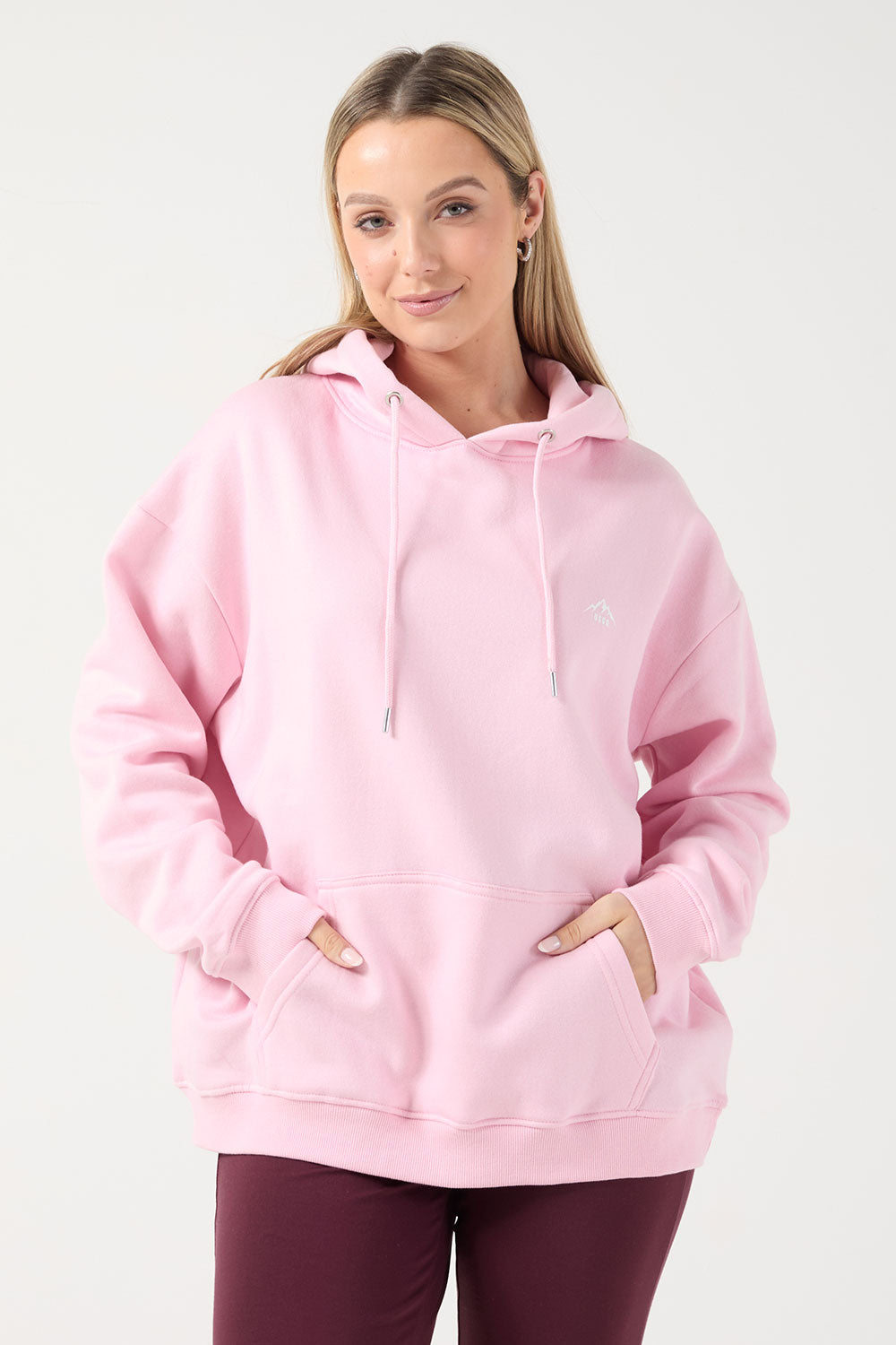 The Turas Hoodie in Baby Pink