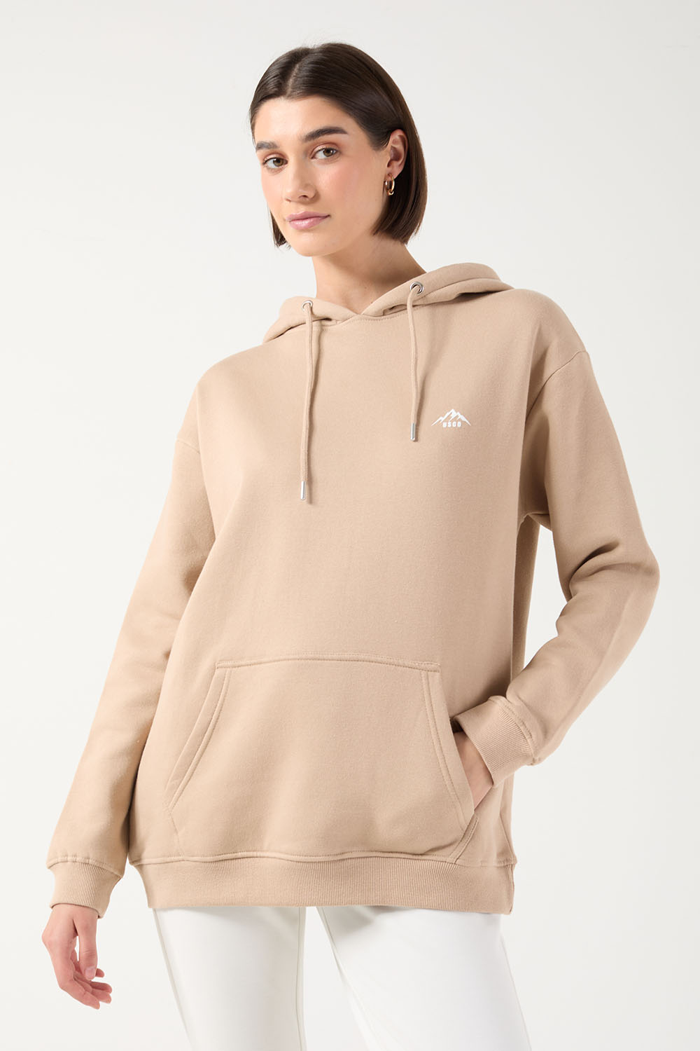 The Turas Hoodie in Beige