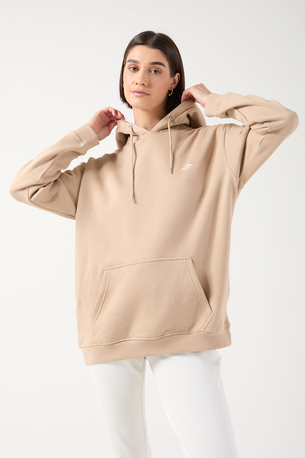 The Turas Hoodie in Beige