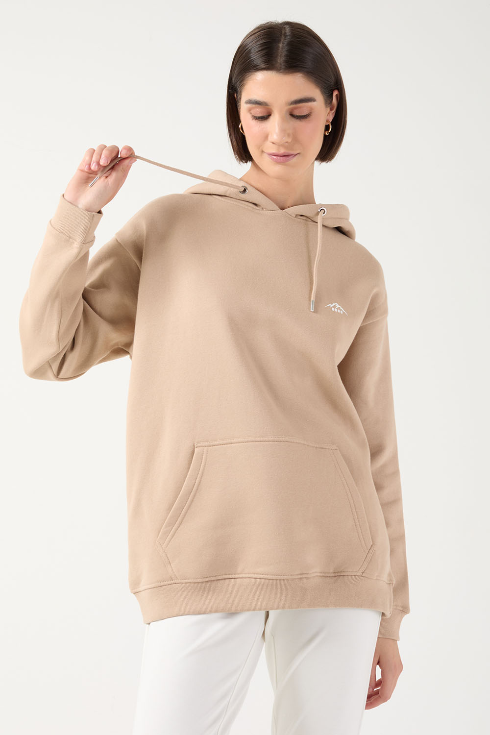 The Turas Hoodie in Beige