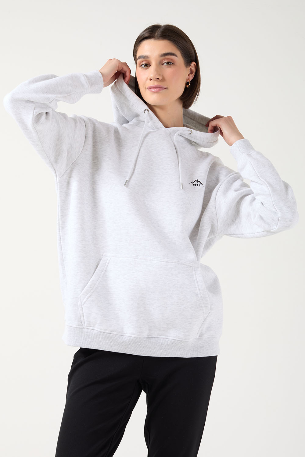 The Turas Hoodie in Bleach Grey