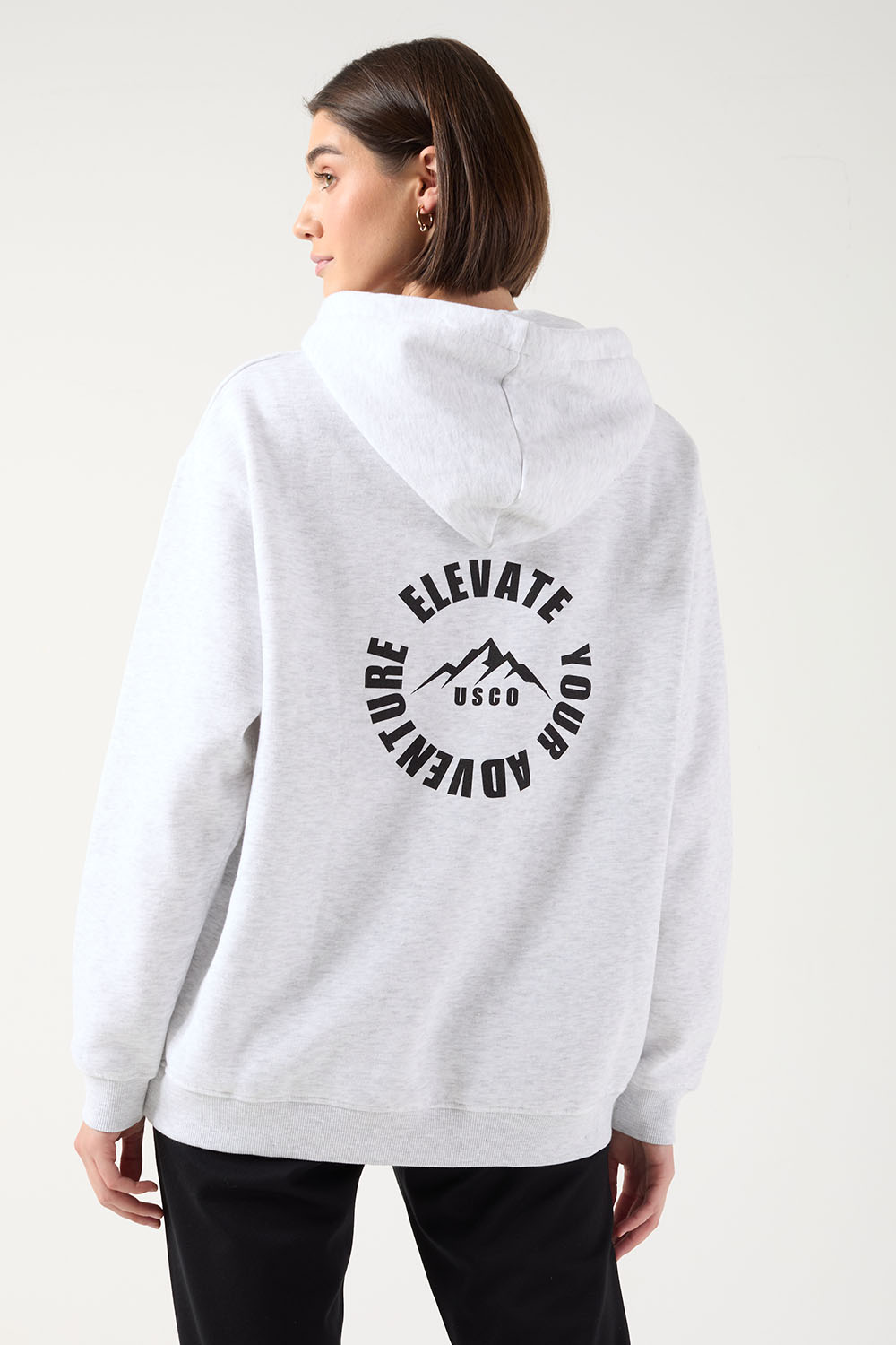 The Turas Hoodie in Bleach Grey