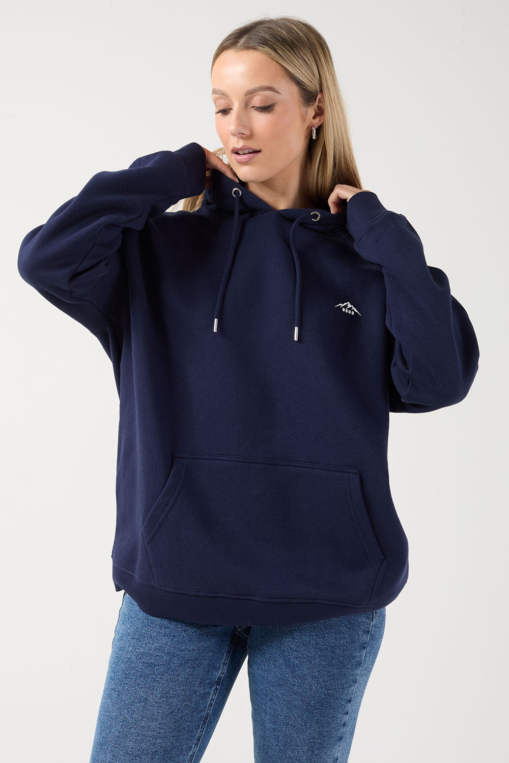 The Turas Hoodie in Navy