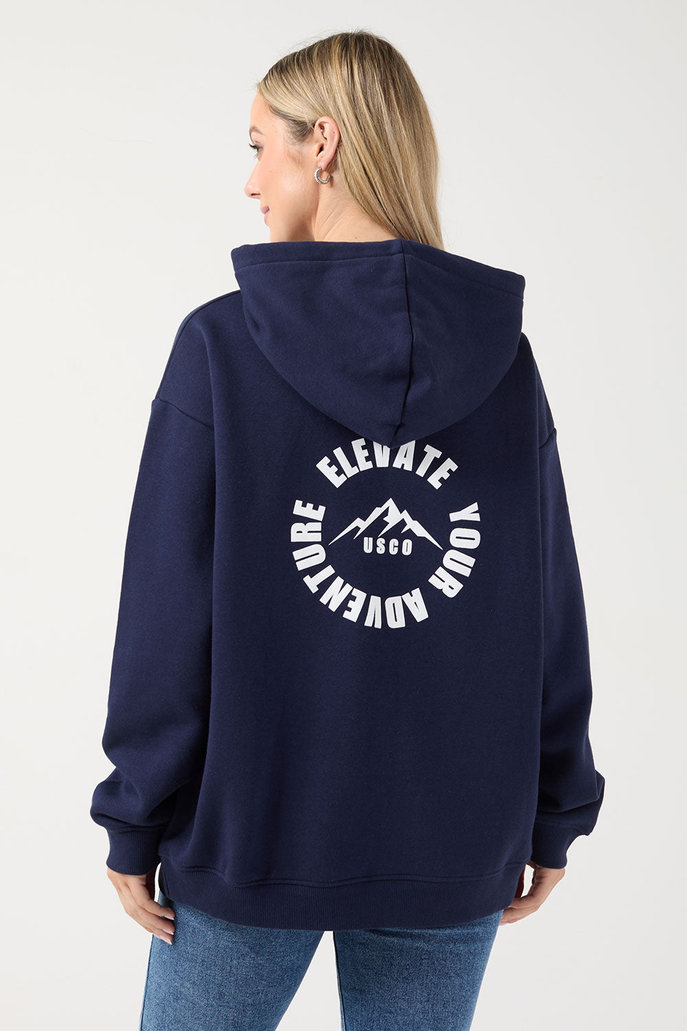 The Turas Hoodie in Navy