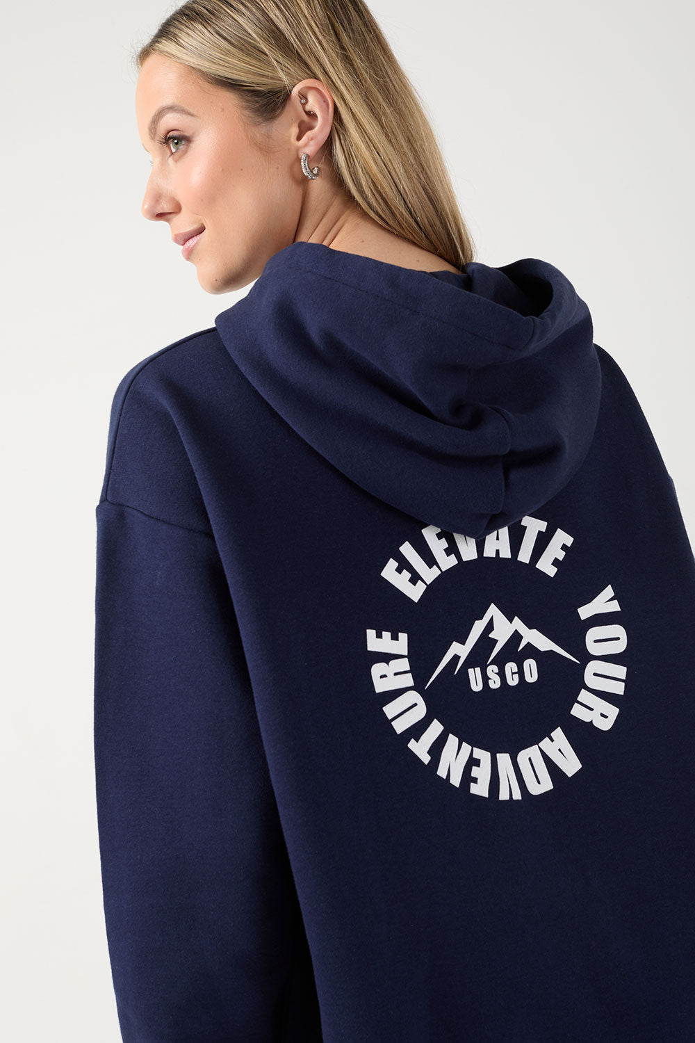 The Turas Hoodie in Navy