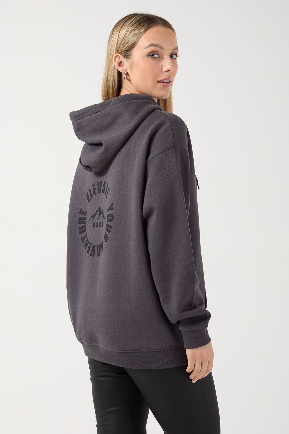 The Turas Hoodie in Slate Grey