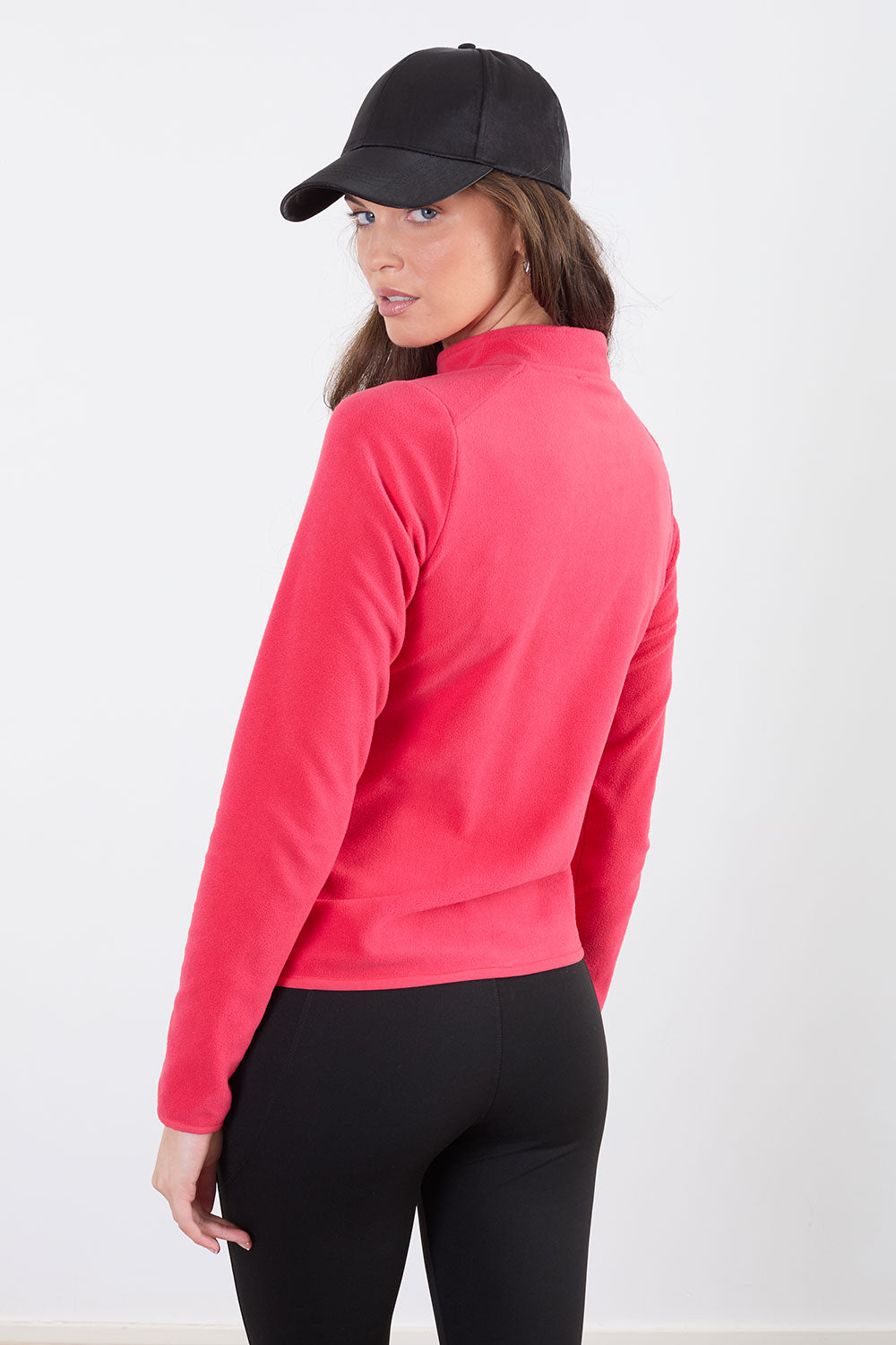 The Flex Fleece in Coral