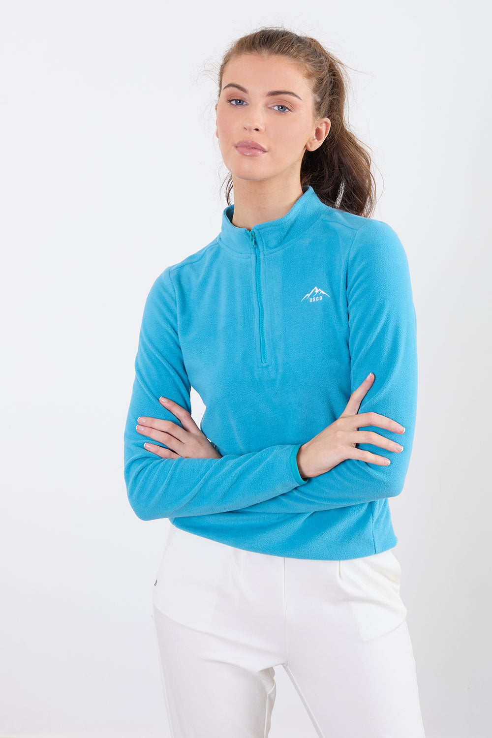 The Flex Fleece in Blue