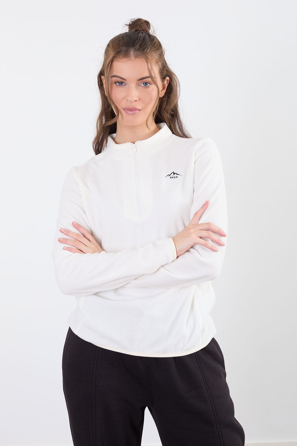 The Flex Fleece in White