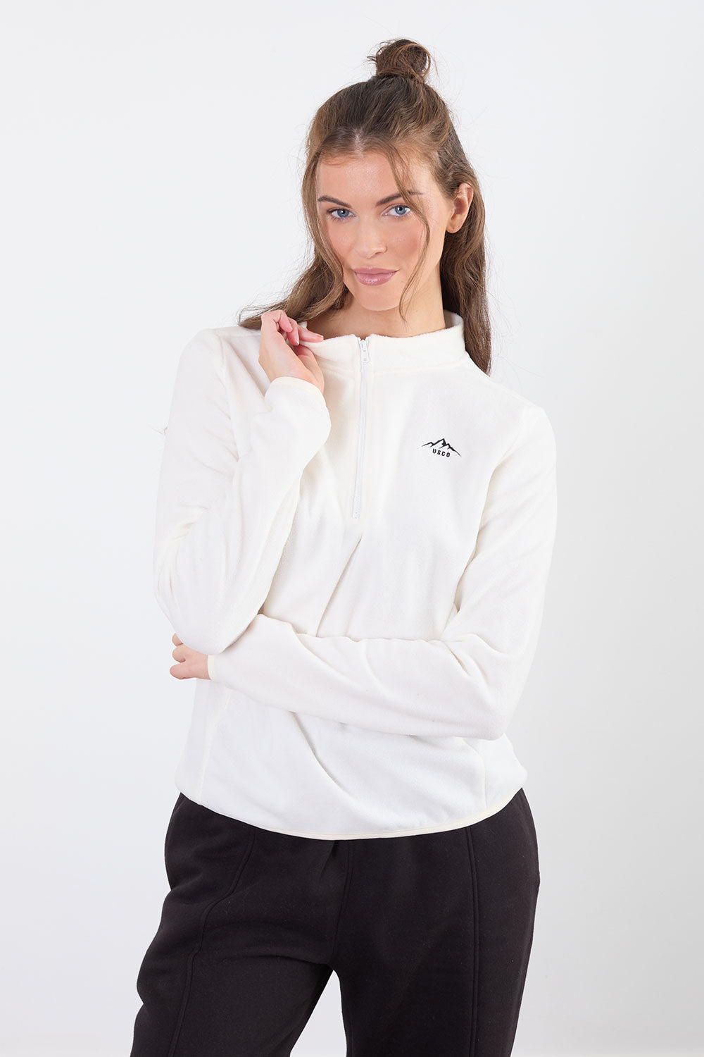 The Flex Fleece in White