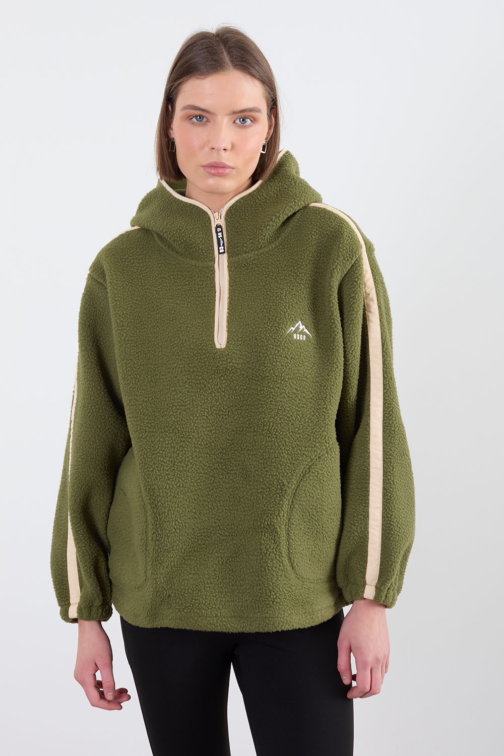 The Echo Fleece in Khaki