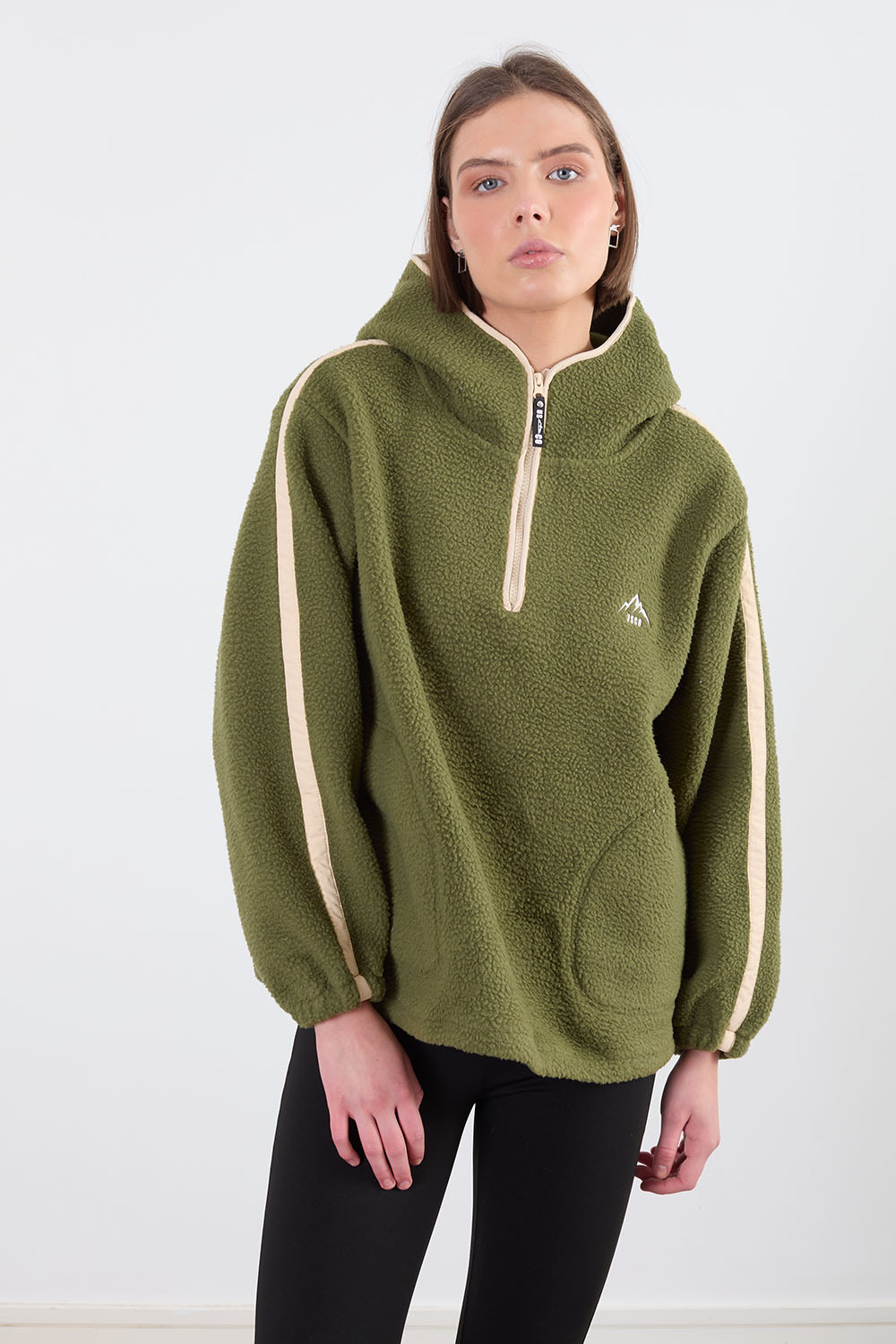 The Echo Fleece in Khaki