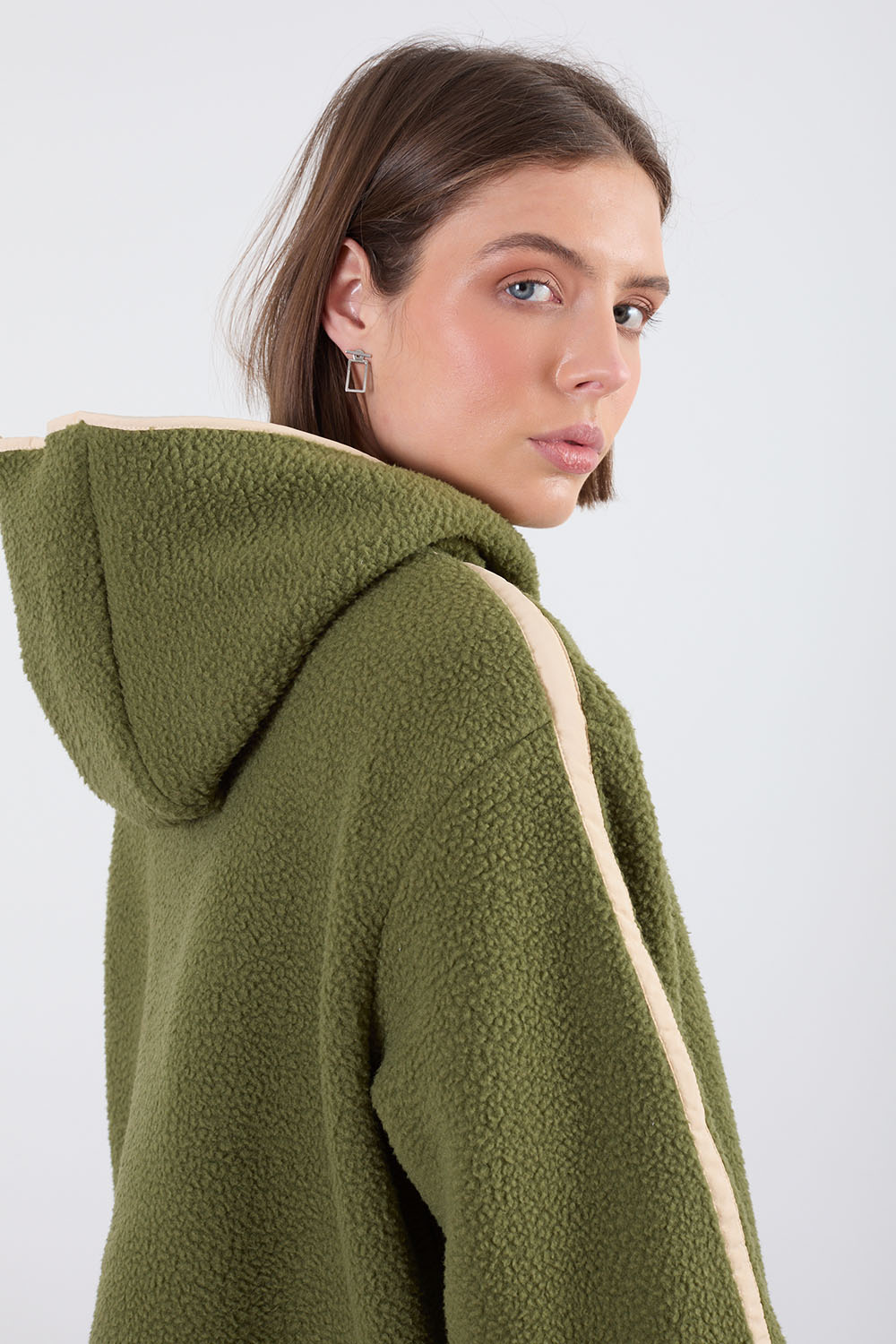 The Echo Fleece in Khaki