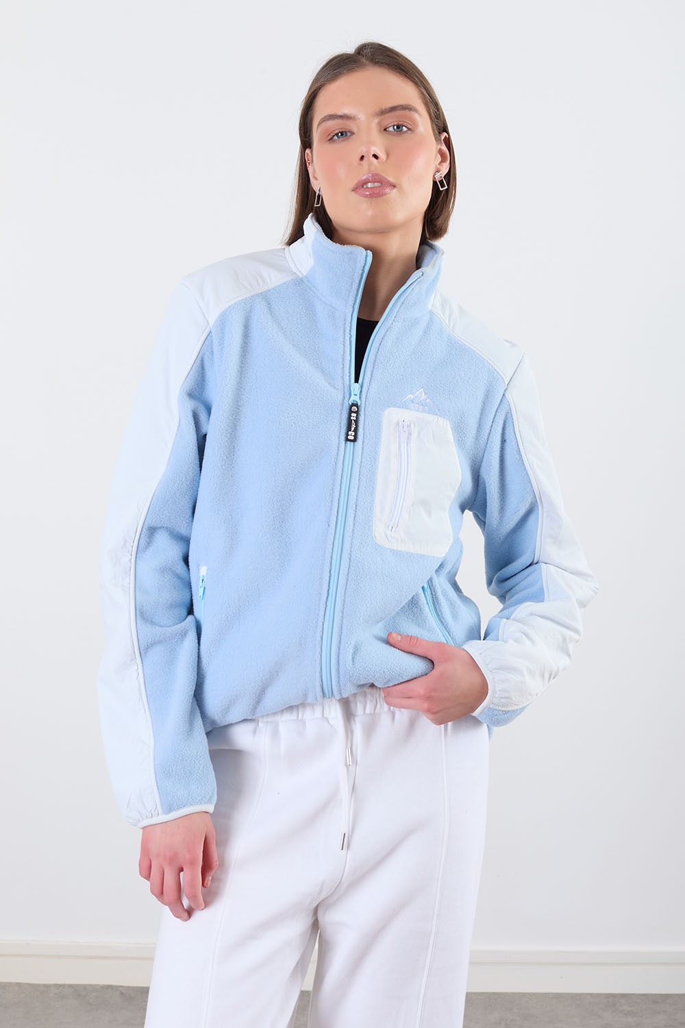 The Strider Fleece in Blue