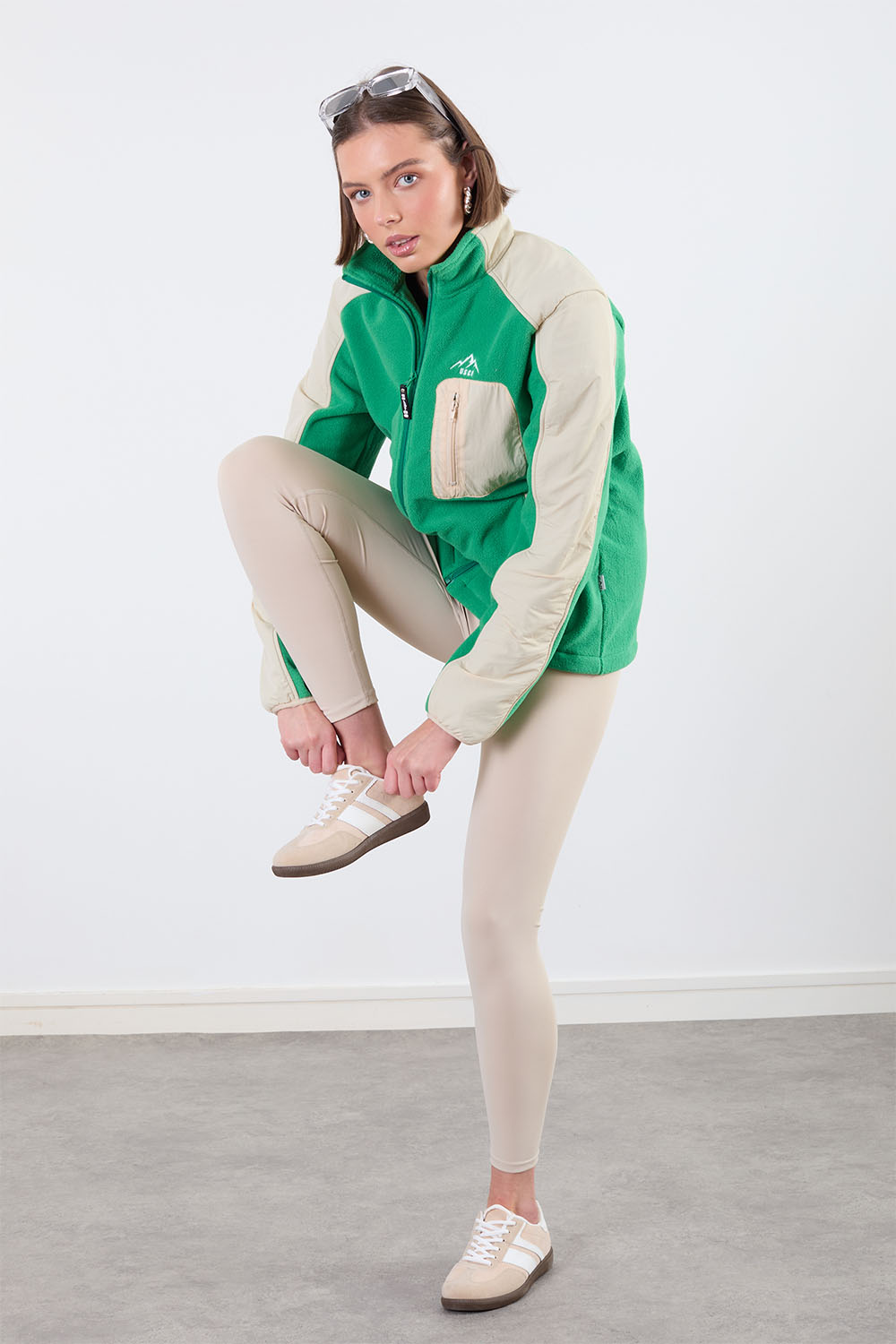 The Strider Fleece in Green