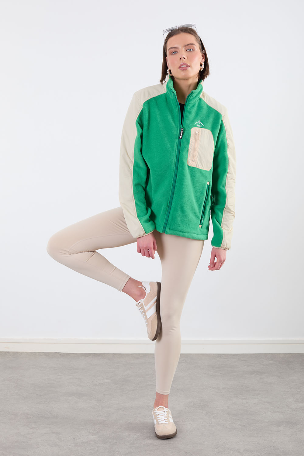 The Strider Fleece in Green