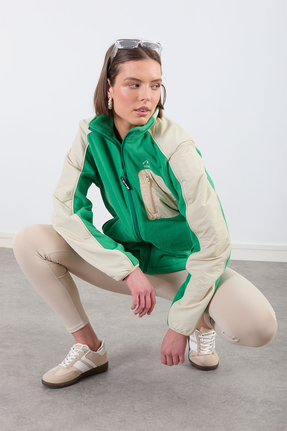 The Strider Fleece in Green