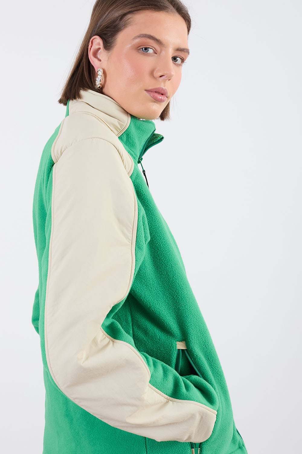 The Strider Fleece in Green