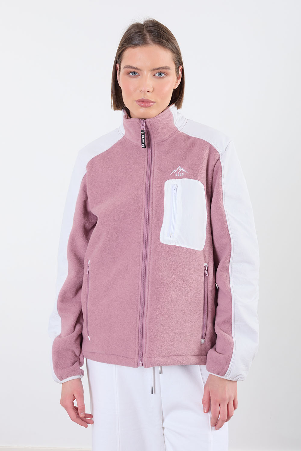 The Strider Fleece in Mauve