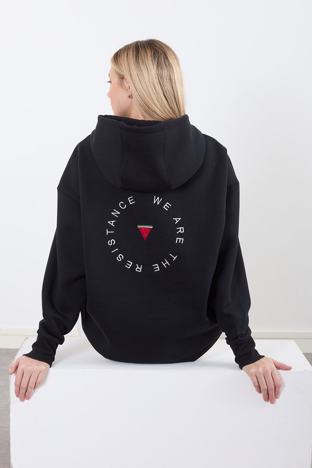 The Resistance Hoodie in Black