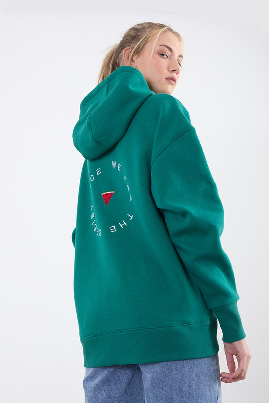 The Resistance Hoodie in Green