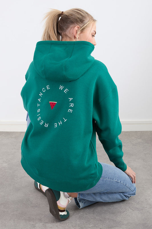 The Resistance Hoodie in Green