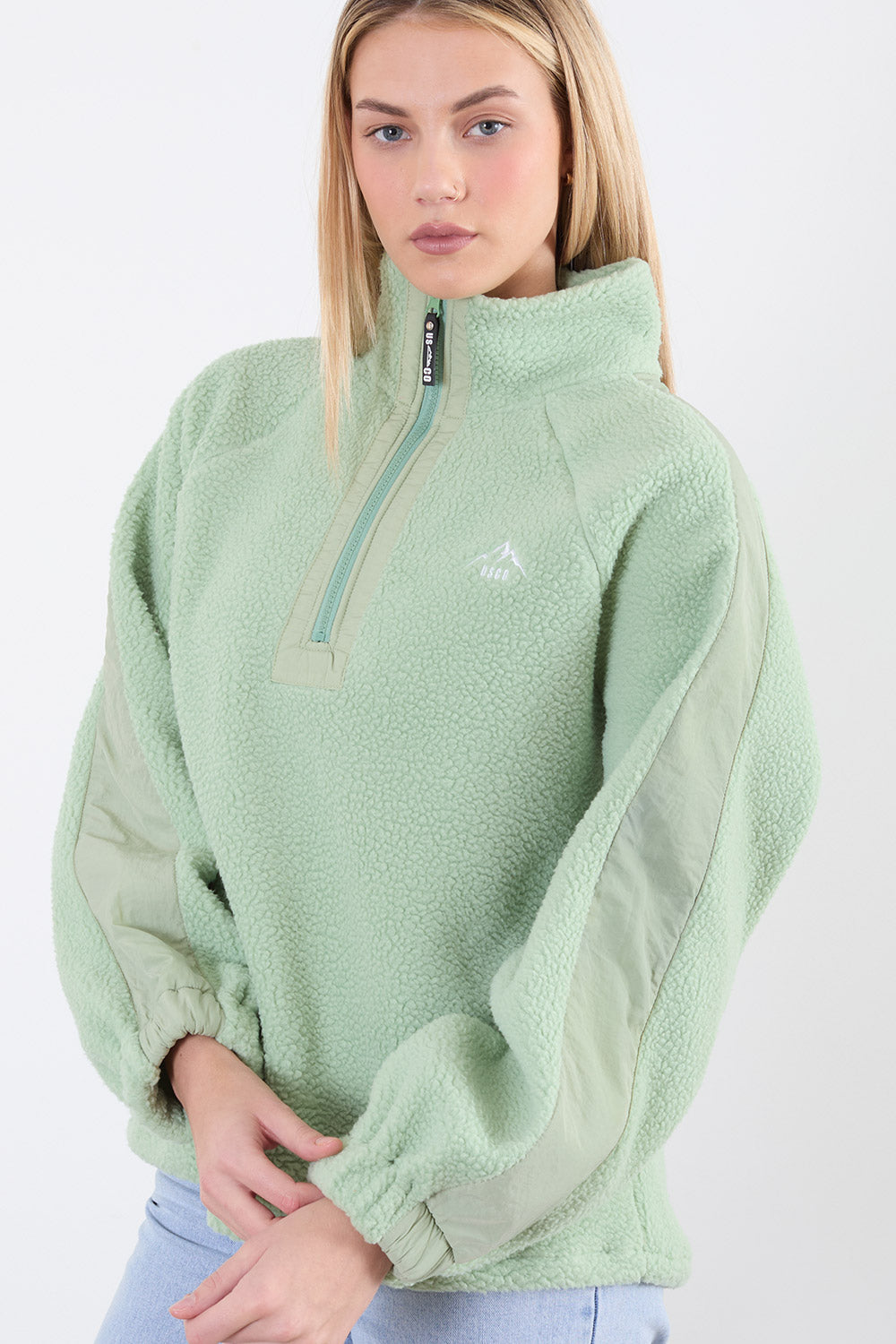 Horizon Fleece in Mint