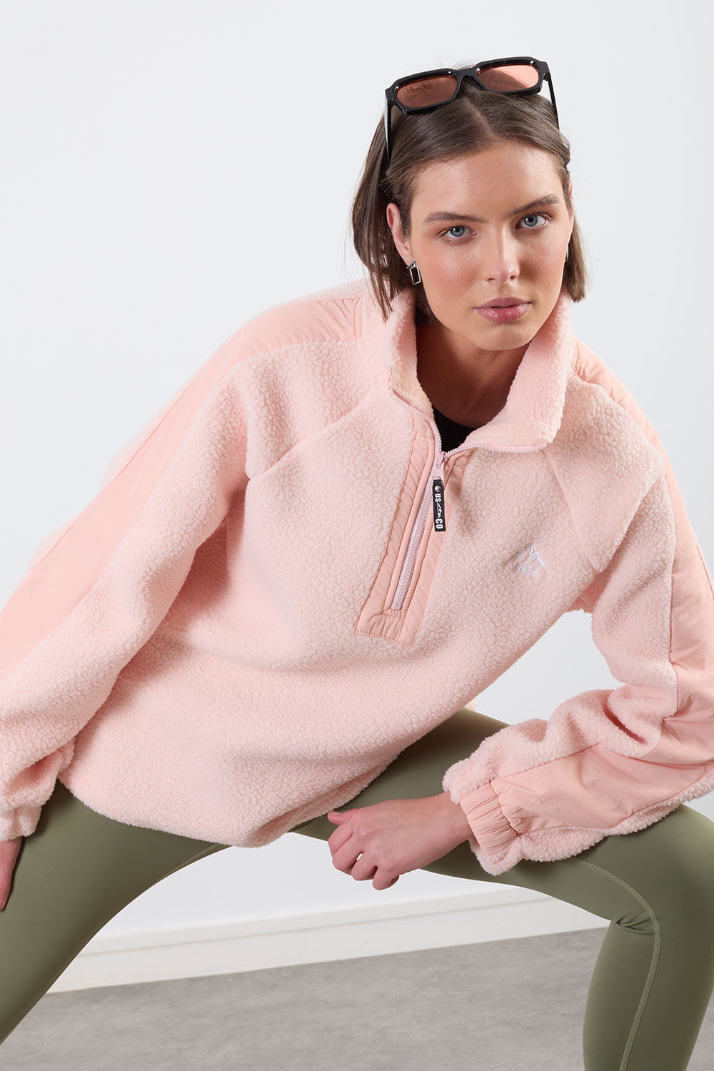 Horizon Fleece in Coral