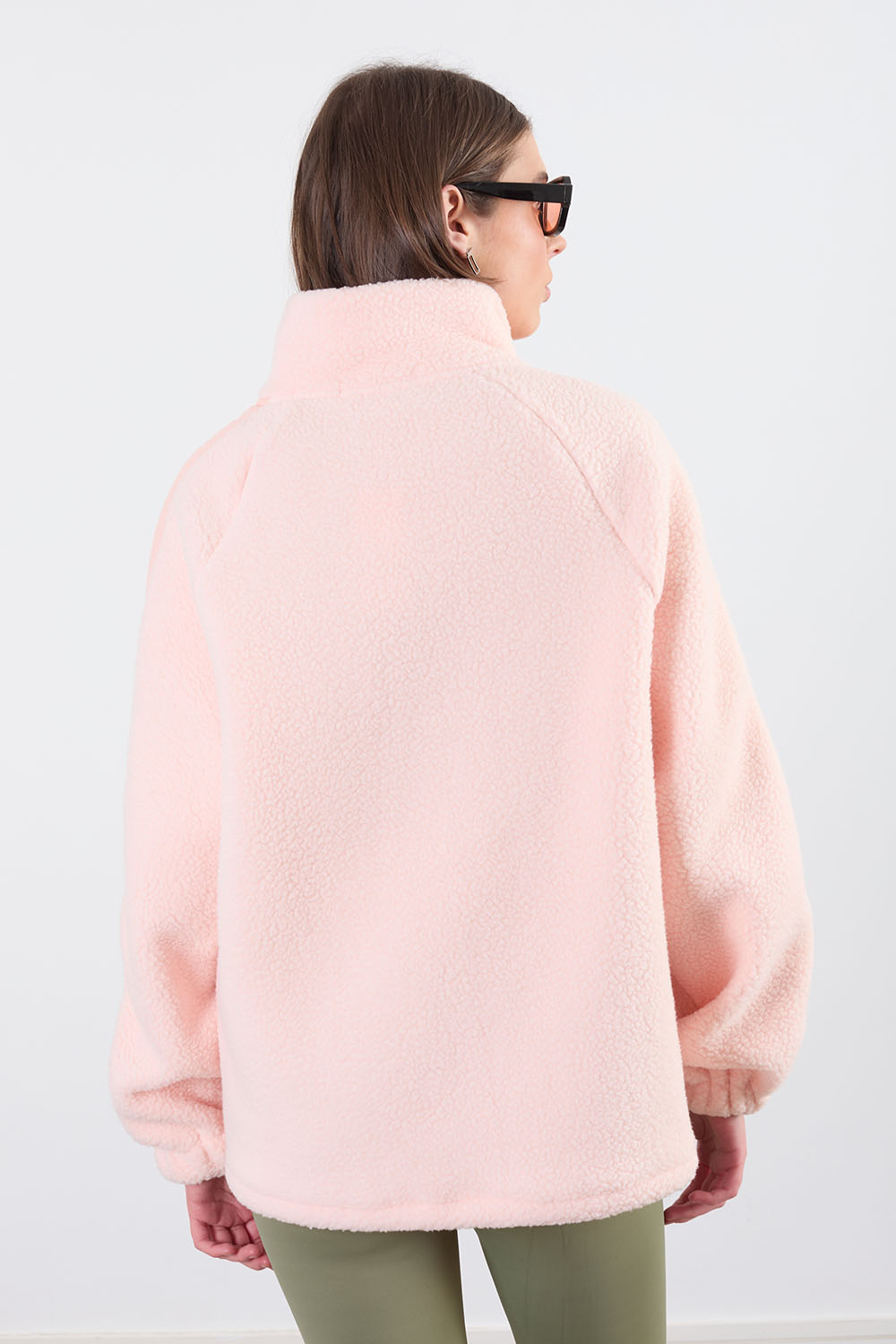 Horizon Fleece in Coral