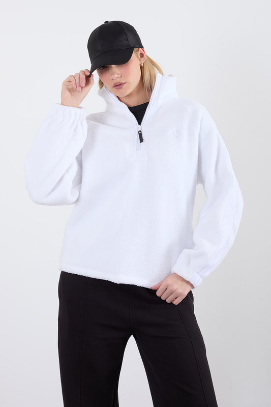 Horizon Fleece in White