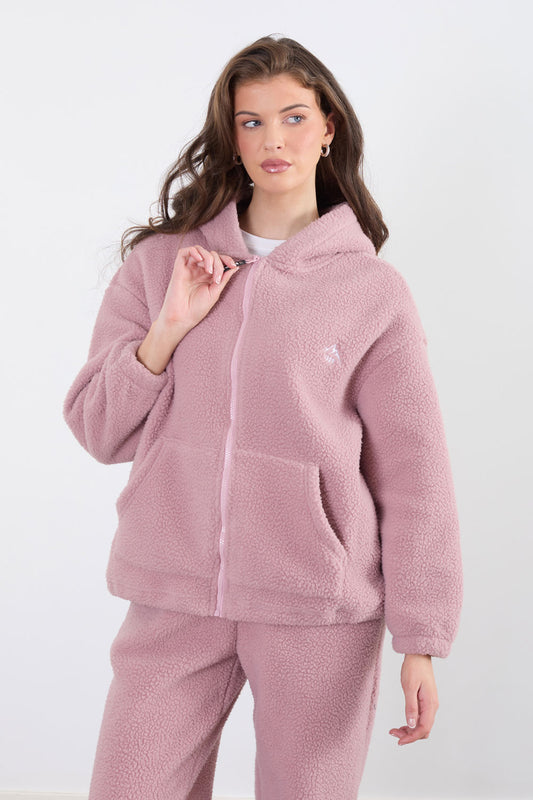 The Vault Tracksuit Jacket in Mauve