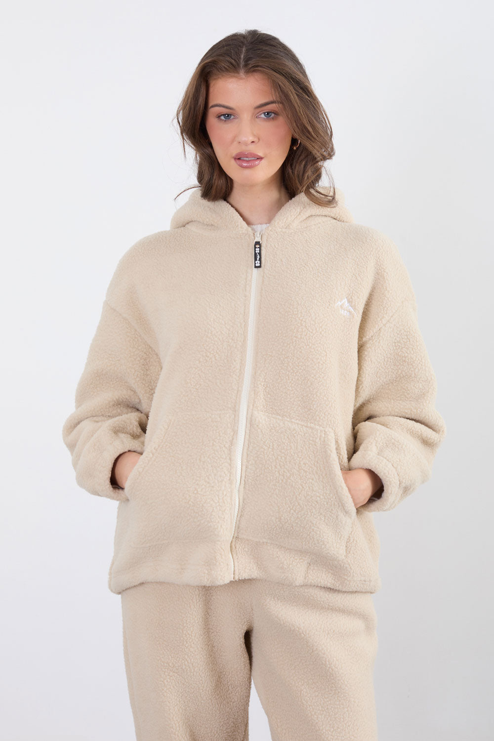 The Vault Tracksuit Jacket in Stone